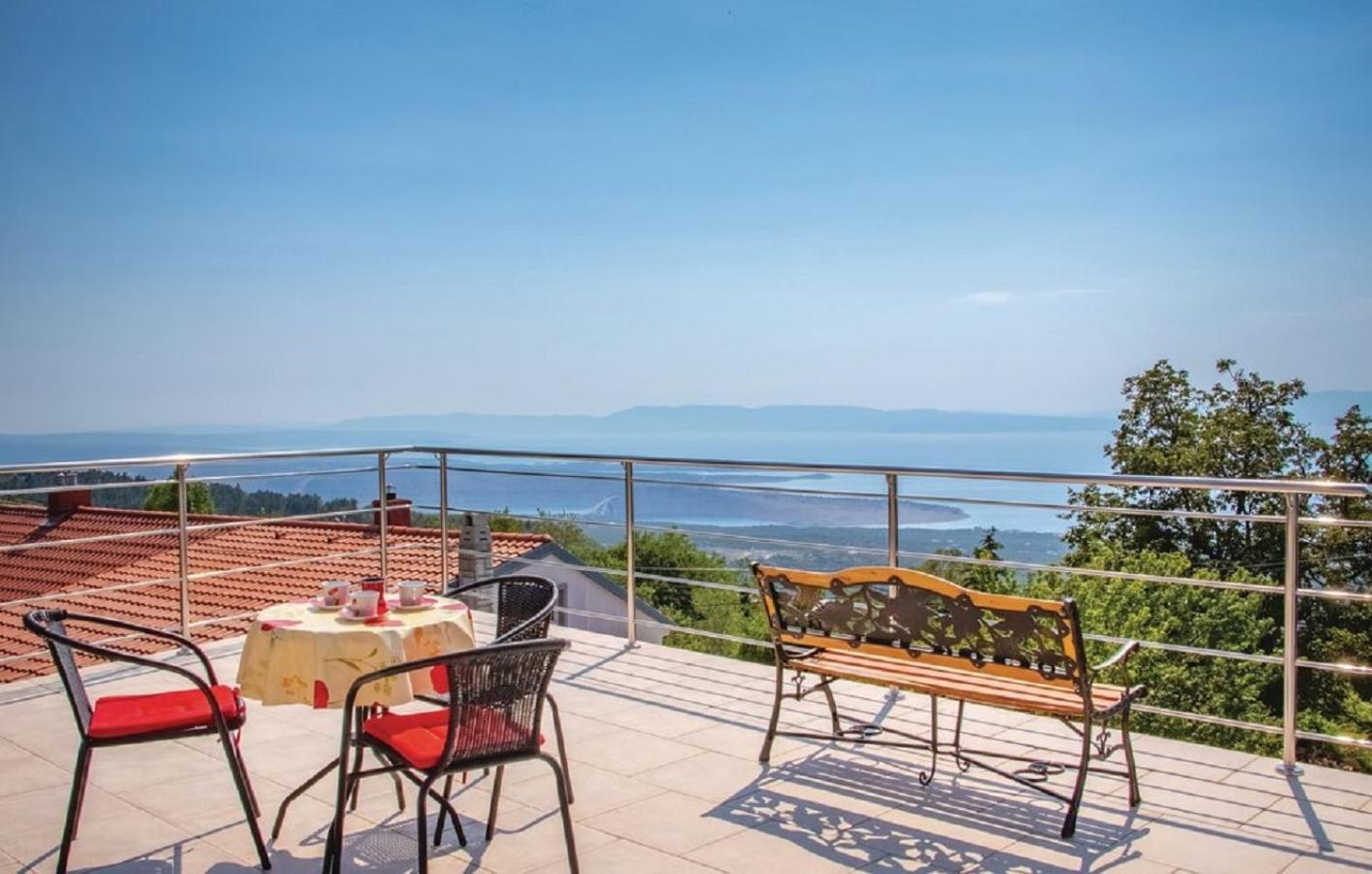Apartment Jasna With Breathtaking Sea View, Terrace And Free Parking Hreljin Экстерьер фото