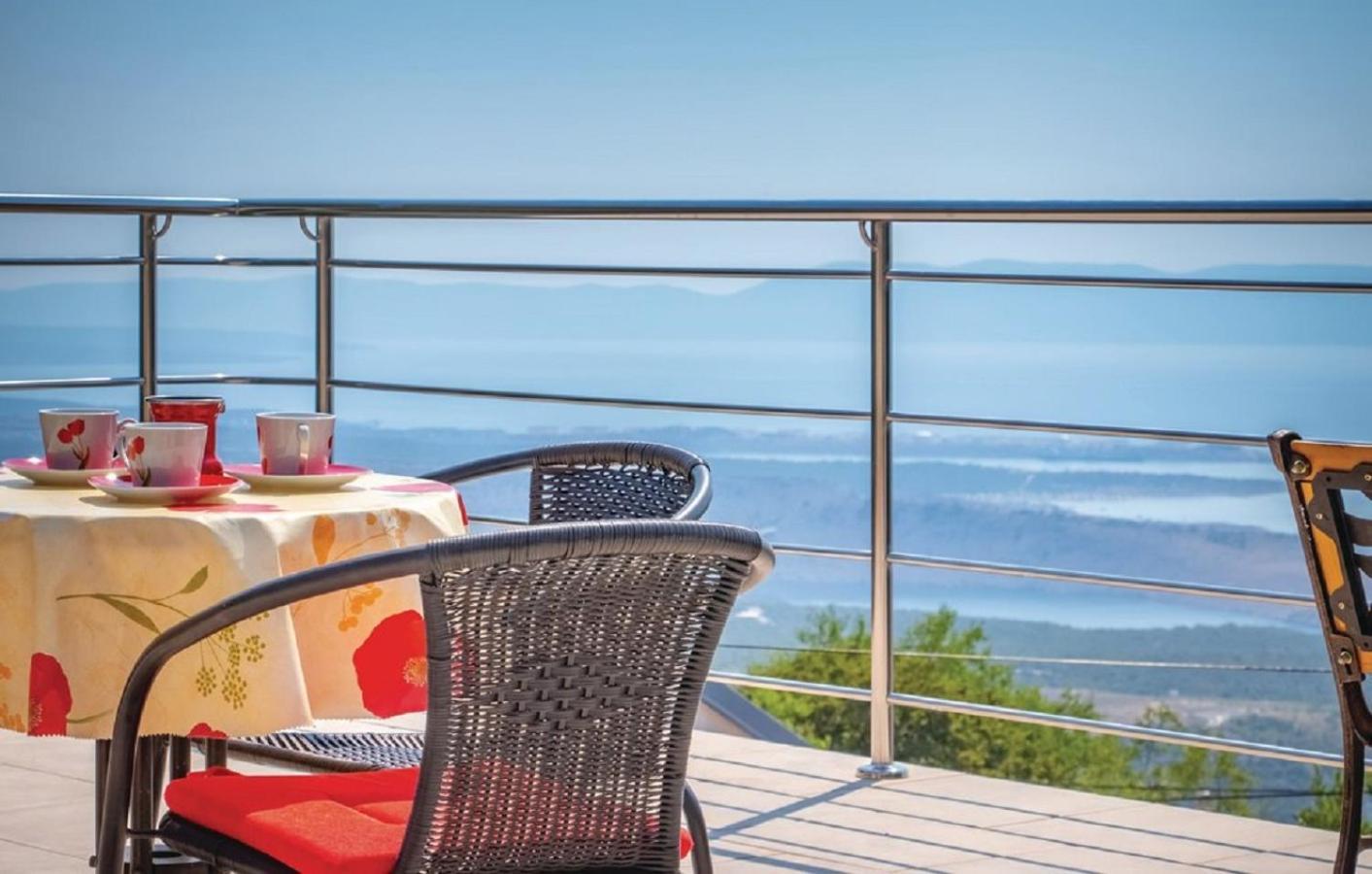 Apartment Jasna With Breathtaking Sea View, Terrace And Free Parking Hreljin Экстерьер фото